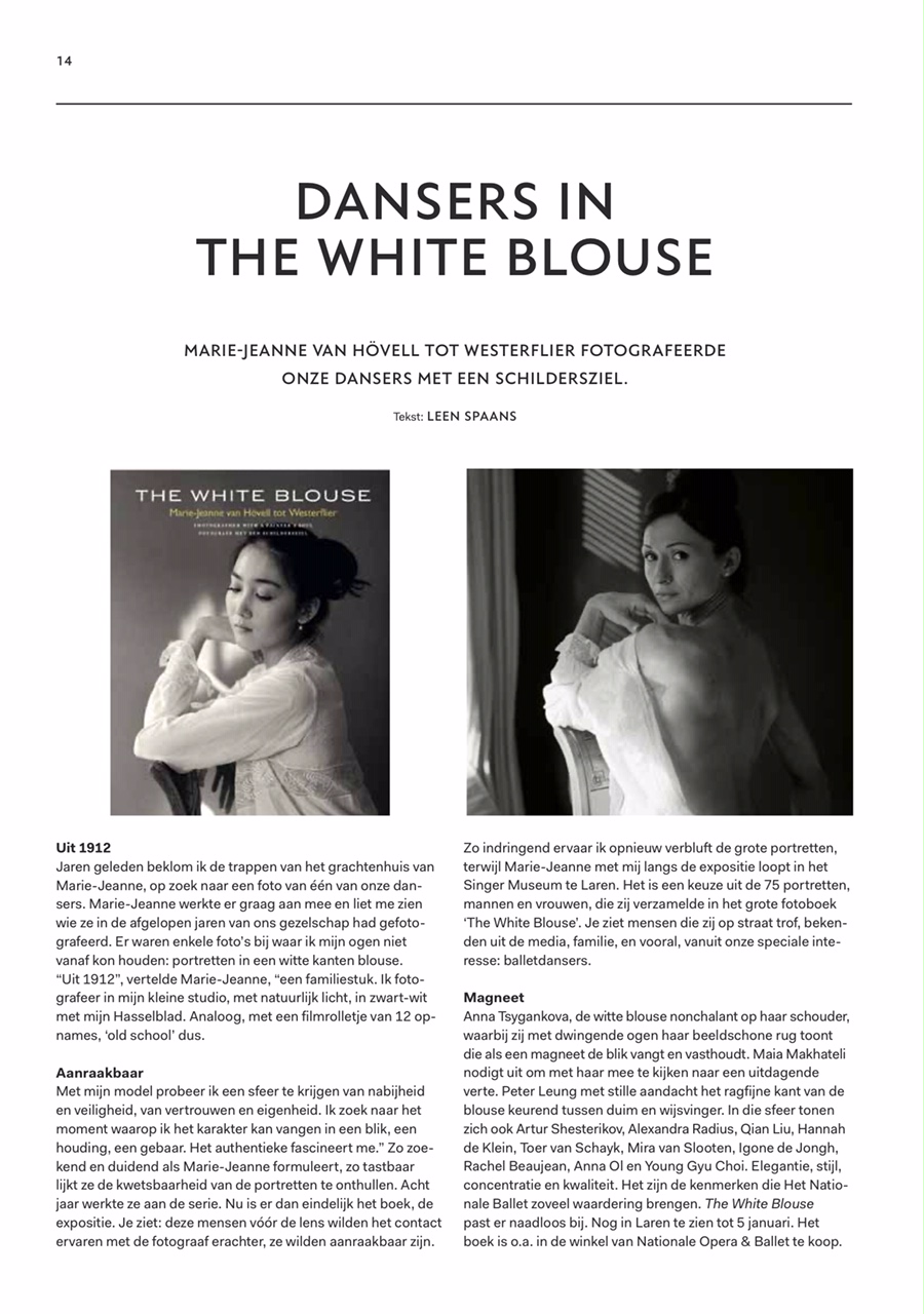 Vriendenbulletin Nationale Ballet nov. 2019